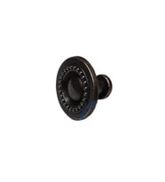 Dekoratif Zamak Düğme - 23x23mm, Eskitme, 1 Adet
