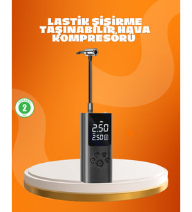 Çoklu Valf Adaptörlü Dijital Hava Pompası