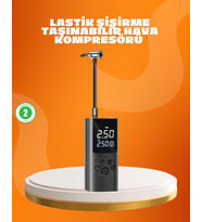 Çoklu Valf Adaptörlü Dijital Hava Pompası