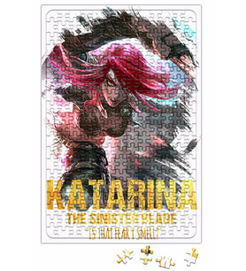 League of Legends Katarina 02 Puzzle 240 Parça Yapboz