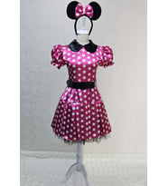Yetişkin Minnie Mouse Kostümü Pembe