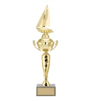 ODAK KUPA - Figürlü Kupalar - Yelken Figürlü Kupalar FG-076 C - 48 cm