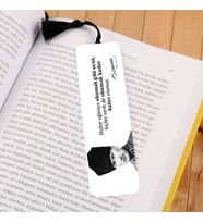 Atatürk Temalı Kitap Ayraçı (Beyaz)