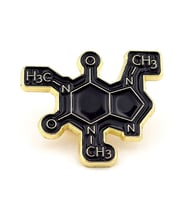 Dopamin Moleküler Yapı Kimyasal Formül Metal Pin Rozet RX015