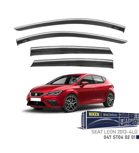 Seat Uyumlu Leon -2013 Kromlu Cam Rüzgarlığı 4Lü Parça