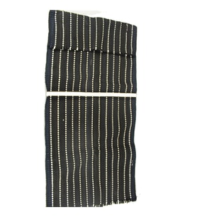 Space Oto Kilim Minder Siyah-Beyaz-Lacivert Desenli 2 adet TAKIM