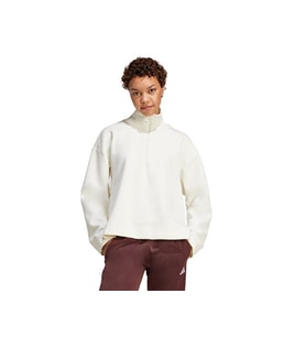 adidas W All Szn Sl Qz Kadın Günlük Sweatshirt JV9907 Beyaz