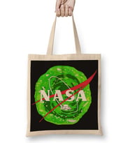 Nasa Ufo Rick and Morty Bez Çanta Uzun Saplı