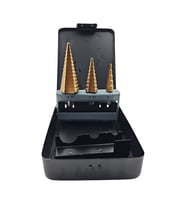 Fixonic B.H.D BHD000805 4-12 4-20 4-30mm Kademeli Matkap Ucu Seti (Altın)