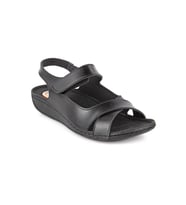 MUYA Orthopedix Ariana Anatomik Topuk Dikeni Jel Destekli Kadın Sandalet 32250 (Siyah)