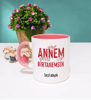 Anneler Günü Hediyesi Anneye Hediye - 7 - Kupa Bardak Pembe