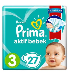Prima Aktif Bebek No.3 27'li