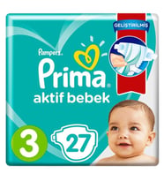 Prima Aktif Bebek No.3 27'li