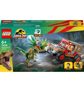 LEGO 76958 Jurassic Park Dilophosaurus Pususu