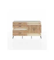 Arges Konsol 4 Raflı 3 Çekmeceli 2 Kapaklı 176x30x99 Aytaşı-Çam