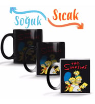 Os Simpsons Sihirli Kupa Bardak Porselen