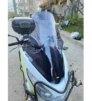 MOTOCAM Honda PCX Ön Cam 2014-2017 Model 65cm Füme Renkli 4mm ORTA BOYLU