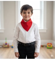 Bayrak Kirmizisi Fular 45*45 Cm 1.kali̇teTok Kumaştan Di̇ki̇lmi̇şti̇r. (29 Eki̇m-23 Ni̇san-19 Mayis) (Kırmızı)