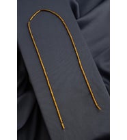 Hematit Doğal Taş Parlak Gold 2x8mm Dizi