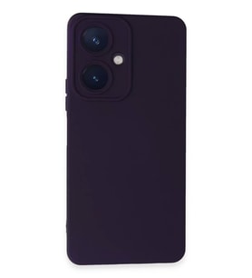 Newface Vivo Y27 Kılıf Nano içi Kadife Silikon - Mor
