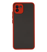 Galaxy A03 Kılıf Montreal Silikon Kapak - Kırmızı