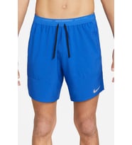 Nike Stride 7inch Run Shorts 2 in 1 Taytlı Fermuar Cepli Koşu Şortu Sax Mavi