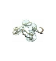 Plastik 30 mm Kancalı Şeffaf 10 Adet Vantuz Askı 3 cm (Renksiz)