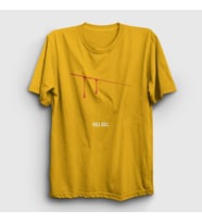 Presmono Unisex Sarı Cut Film Kill Bill T-Shirt 246300tt