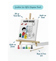 Ramazan Eğitici Boyama Seti Kadir Gecesi Sadaka (Şövaleli)
