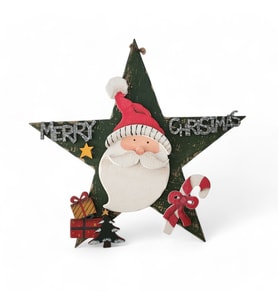 Büyük Yıldız Noel Baba Yılbaşı Dekor
