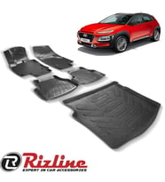 Rizline Hyundai Kona 3D Havuzlu Paspas + Bagaj Havuzu