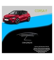 Opel Corsa F Krom Cam Çerçevesi 10 Parça TamTur 2019+ Uyumlu
