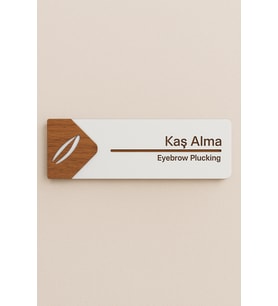 Lucena Kaş Alma Ofis Oda Kapı İsimliği Yönlendirme Tabelası Levhası Kişiselleştirilebilir