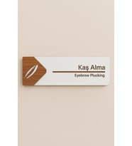 Lucena Kaş Alma Ofis Oda Kapı İsimliği Yönlendirme Tabelası Levhası Kişiselleştirilebilir