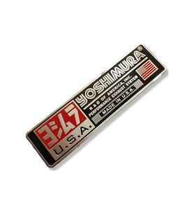 Motosiklet Egsoz Sticker Yanmaz Metal Yoshımura Etiket Krom