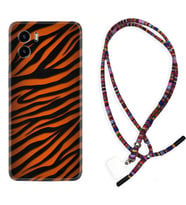 Vivo Y15S Y32 Y33S Y51 Y53S Kılıf Boyun Asklı Rasta Silikon Leopar Yeni 1676