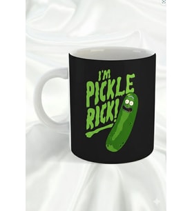 "Rick and Morty " The Pickle Rick Tasarımlı Hediyelik Porselen Kupa Bardak