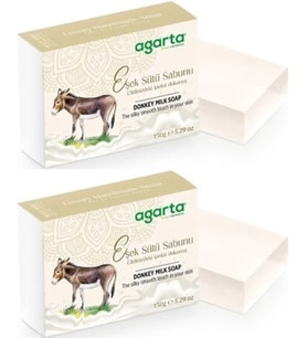 Agarta El Yapımı Doğal Sabun 150GR Eşek Sütü (2 Li Set)