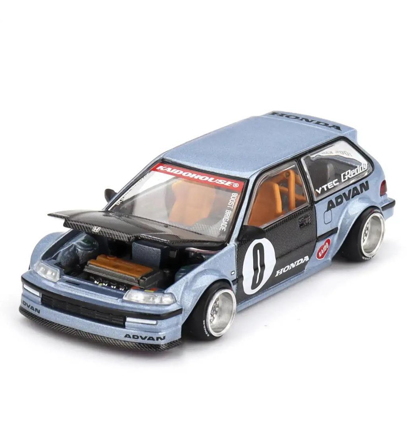 Mini GT KaidoHouse //179 Honda Civic (EF) Kaido Roulette V1 1/64