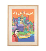 İkigai Stockholm Ahşap Tablo