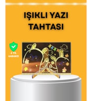 Masaüstü Ve Duvara Monte Edilebilir Led Işıklı Yazı Panosu