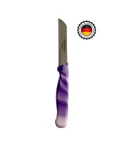 Meyve Bıçağı Doğrama Bıçağı ve Düz soyacak Ebruli Mor Bıçak 1 Adet Royaleks-SLG10