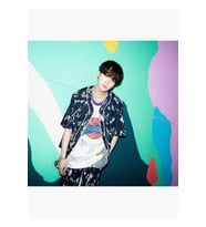 Min Yoongi / Suga / Bts Map Konsept Fotoğraf Tablo Ahşap Poster Dekoratif Kod246