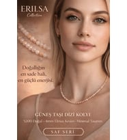 Sertifikalı Güneş Taşı Dizi Kolye - 4mm Elmas Kesim Minimal Seri Doğal Taş Kolye (Çok Renkli)
