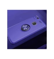 Huawei P10 Lite Uyumlu Kılıf Zore Ravel Silikon Kapak (Mavi)