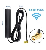 2.5dBi Patch Anten 1.5 Metre Sma Erkek 433Mhz 50ohm Gsm Gprs Wifi