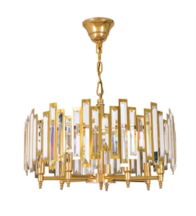 Avize Çarşısı Theon Gold Renkli, Taşlı, Sarkıt Avize, BS.7376-58-50