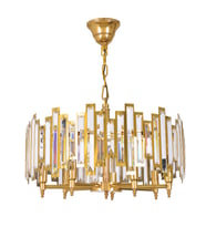 Avize Çarşısı Theon Gold Renkli, Taşlı, Sarkıt Avize, BS.7376-58-50