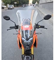 MOTOCAM Arora ARS 200 Ön Cam 2022-2026 Model 46cm Şeffaf Renkli 4mm
