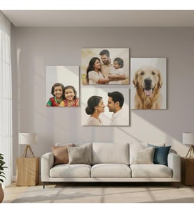 Premium Kişiye Özel 4 Adet Metal Poster Tablo Full Hd Kalite Baskı 15x20cm